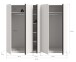 Kleiderschrank >Oakland< in Weiß - 230x183x53cm (BxHxT)