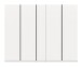 Kleiderschrank >Oakland< in Weiß - 230x183x53cm (BxHxT)