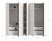Kleiderschrank >Oakland< in Weiß - 230x183x53cm (BxHxT)