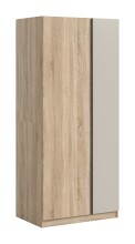 Kleiderschrank >Oakland< in Sonoma Eiche - 80x183x53cm (BxHxT)