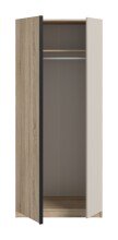 Kleiderschrank >Oakland< in Sonoma Eiche - 80x183x53cm (BxHxT)