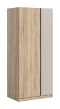 Kleiderschrank >Oakland< in Sonoma Eiche - 80x183x53cm (BxHxT)