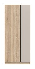 Kleiderschrank >Oakland< in Sonoma Eiche - 80x183x53cm (BxHxT)