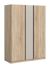 Kleiderschrank >Oakland< in Sonoma Eiche - 130x183x53cm (BxHxT)
