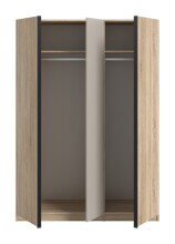 Kleiderschrank >Oakland< in Sonoma Eiche - 130x183x53cm (BxHxT)