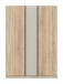 Kleiderschrank >Oakland< in Sonoma Eiche - 130x183x53cm (BxHxT)