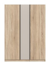 Kleiderschrank >Oakland< in Sonoma Eiche - 130x183x53cm (BxHxT)