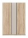 Kleiderschrank >Oakland< in Sonoma Eiche - 130x183x53cm (BxHxT)
