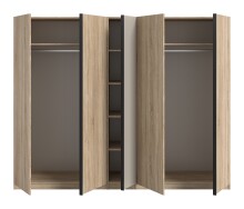 Kleiderschrank >Oakland< in Sonoma Eiche - 230x183x53cm (BxHxT)