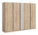 Kleiderschrank >Oakland< in Sonoma Eiche - 230x183x53cm (BxHxT)