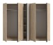 Kleiderschrank >Oakland< in Sonoma Eiche - 230x183x53cm (BxHxT)