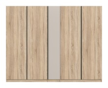 Kleiderschrank >Oakland< in Sonoma Eiche - 230x183x53cm (BxHxT)