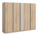 Kleiderschrank >Oakland< in Sonoma Eiche - 230x183x53cm (BxHxT)