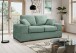 2-Sitzer >Veda< in petrol, Strukturstoff - 182x90x93cm (BxHxT)