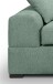 2-Sitzer >Veda< in petrol, Strukturstoff - 182x90x93cm (BxHxT)