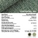 2-Sitzer >Veda< in petrol, Strukturstoff - 182x90x93cm (BxHxT)