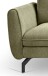 Ecksofa >Toronto< in grün, Webstoff - 259x87x165cm (BxHxT)