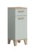 Midischrank >Star< in Hellgrün - 34x87x31cm (BxHxT)