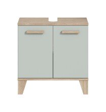 Waschbeckenunterschrank >Star< in Hellgrün - 60x61x34cm (BxHxT)