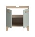 Waschbeckenunterschrank >Star< in Hellgrün - 60x61x34cm (BxHxT)