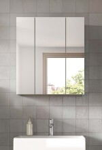 Spiegelschrank >Star< in Eiche Hell / Spiegelglas - 60x68x19cm (BxHxT)