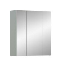 Spiegelschrank >Star< in Eiche Hell / Spiegelglas - 60x68x19cm (BxHxT)