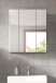 Spiegelschrank >Star< in Eiche Hell / Spiegelglas - 60x68x19cm (BxHxT)