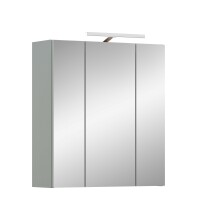 Spiegelschrank >Star< in Eiche Hell / Spiegelglas -...