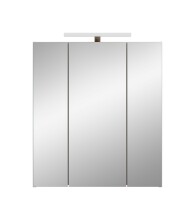 Spiegelschrank >Star< in Eiche Hell / Spiegelglas - 60x68x19cm (BxHxT)