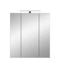 Spiegelschrank >Star< in Eiche Hell / Spiegelglas - 60x68x19cm (BxHxT)