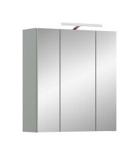 Spiegelschrank >Star< in Eiche Hell / Spiegelglas -...