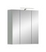 Spiegelschrank >Star< in Eiche Hell / Spiegelglas - 60x68x19cm (BxHxT)