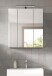 Spiegelschrank >Star< in Eiche Hell / Spiegelglas - 60x68x19cm (BxHxT)