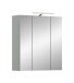 Spiegelschrank >Star< in Eiche Hell / Spiegelglas - 60x68x19cm (BxHxT)