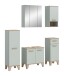 Badezimmer-Set >Star< in Hellgrün - 158x190x34cm (BxHxT)