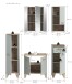 Badezimmer-Set >Star< in Hellgrün - 158x190x34cm (BxHxT)
