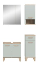 Badezimmer-Set >Star< in Hellgrün - 109x190x34cm (BxHxT)