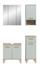 Badezimmer-Set >Star< in Hellgrün - 109x190x34cm (BxHxT)