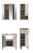 Badezimmer-Set >Star< in Hellgrün - 109x190x34cm (BxHxT)