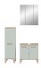 Badezimmer-Set >Star< in Hellgrün - 109x190x34cm (BxHxT)