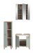 Badezimmer-Set >Star< in Hellgrün - 109x190x34cm (BxHxT)