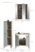 Badezimmer-Set >Star< in Hellgrün - 109x190x34cm (BxHxT)