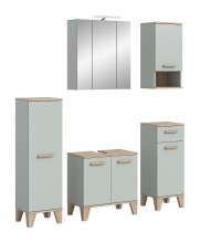 Badezimmer-Set >Star< in Hellgrün -...