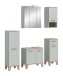 Badezimmer-Set >Star< in Hellgrün - 158x190x34cm (BxHxT)