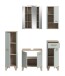 Badezimmer-Set >Star< in Hellgrün - 158x190x34cm (BxHxT)