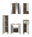 Badezimmer-Set >Star< in Hellgrün - 158x190x34cm (BxHxT)