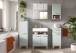 Badezimmer-Set >Star< in Hellgrün - 158x190x34cm (BxHxT)