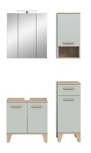 Badezimmer-Set >Star< in Hellgrün - 109x190x34cm (BxHxT)