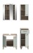 Badezimmer-Set >Star< in Hellgrün - 109x190x34cm (BxHxT)