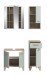 Badezimmer-Set >Star< in Hellgrün - 109x190x34cm (BxHxT)